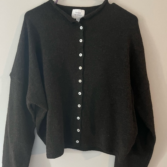 Things Between Sweaters - Dark brown Things Between cardigan